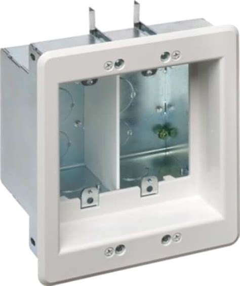 inset electrical box|Amazon.com: Recessed Outlet Box.